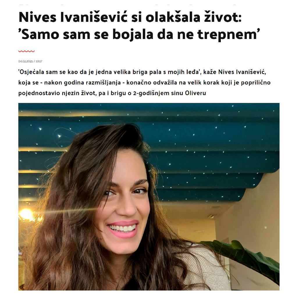 Nives Ivanišević si olakšala život (Story.hr)